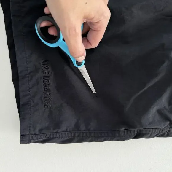 Aime Leon Dore Shorts Men Large Black Nylon Logo Drawstring ALD Athletic Running - Picture 9 of 12